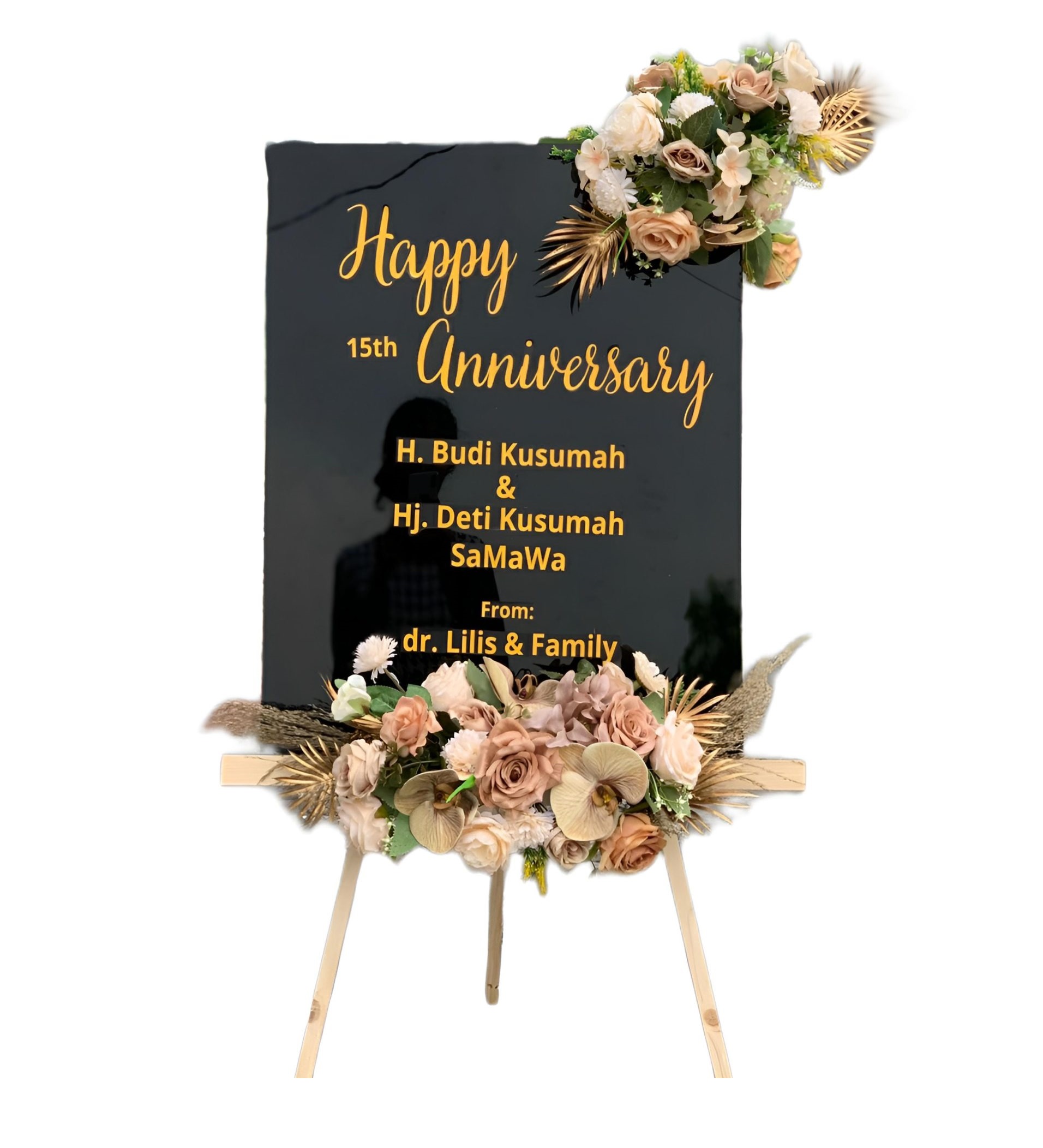 Papan Bunga Akrilik Ajibarang