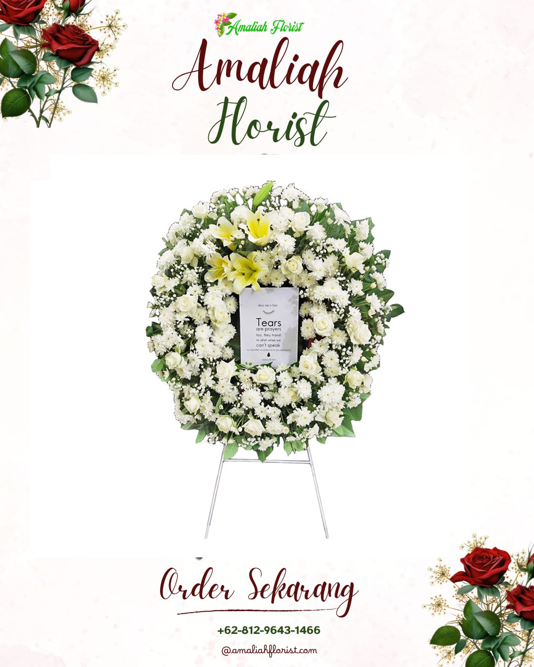 Krans Bunga Duka Ajibarang